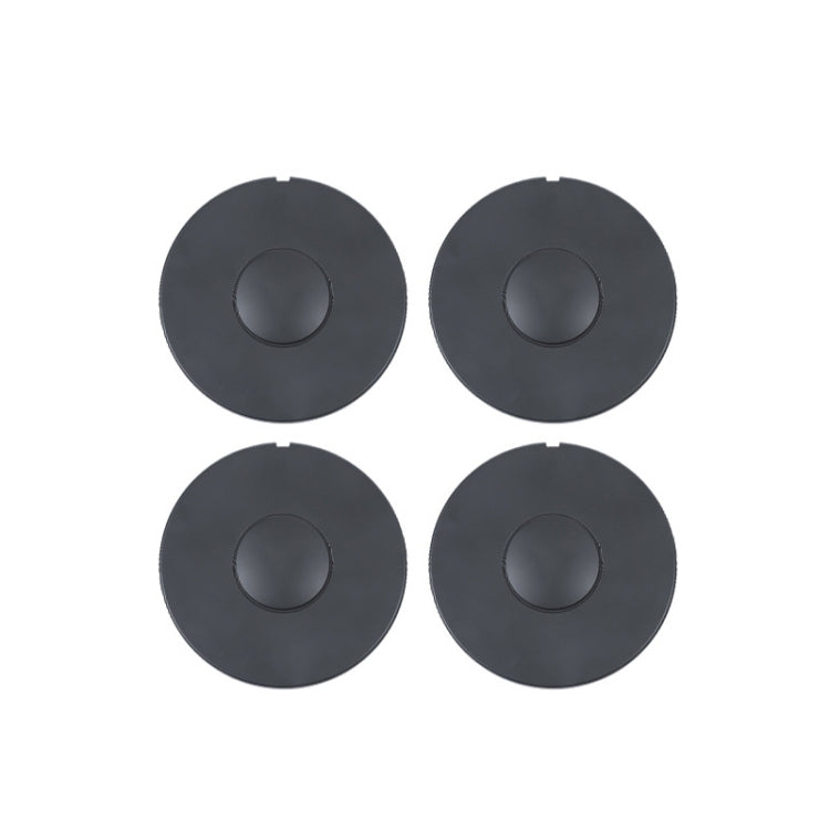 For 2024 Tesla Model 3 4pcs /Set Wheel Center Cover Modification Accessories(Matte Black) - Wheels Tires & Parts by buy2fix | Online Shopping UK | buy2fix