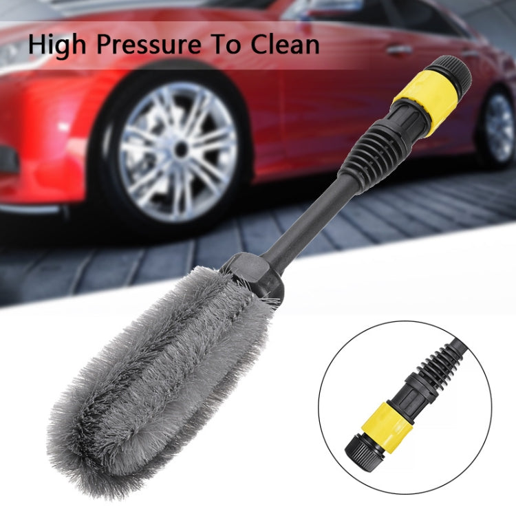 Wheel Hub Brush High Pressure Water-through Soft Bristle Cleaning Brush(40x6x6cm) - Car washing supplies by buy2fix | Online Shopping UK | buy2fix