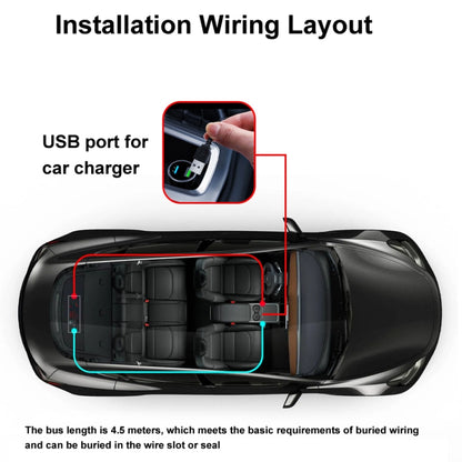 12x59.5cm（16 x 96 LEDs） Car Flexible Display Advertising Screen APP Bluetooth Smart Screen - Car Monitor by buy2fix | Online Shopping UK | buy2fix