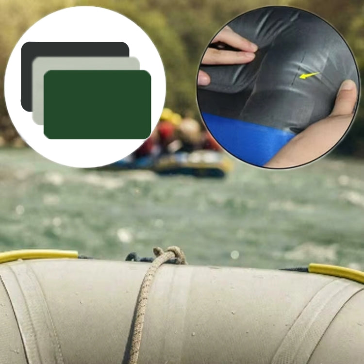 2pcs Kayak Inflatable Boat Damaged Leaking Holes Repair Patches(Gray) - Marine Accessories & Parts by buy2fix | Online Shopping UK | buy2fix