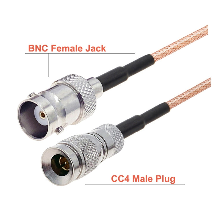 30cm CC4 Male To BNC Female Cable RG179 RF Adapter Wire - Connectors by buy2fix | Online Shopping UK | buy2fix