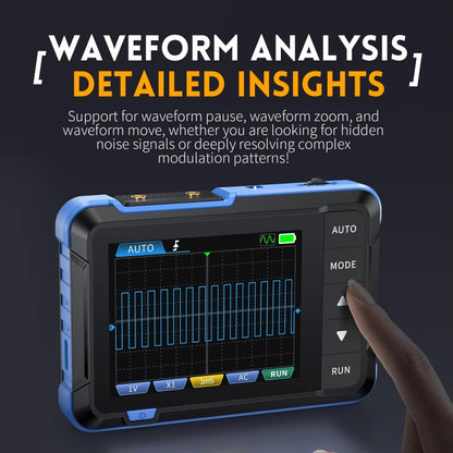 FNIRSI 2 In 1 Mini Portable Digital Oscilloscope Signal Generator, Set: Standard - Digital Multimeter by FNIRSI | Online Shopping UK | buy2fix