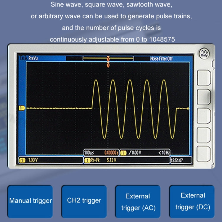 JUNTEK Programmable Dual-Channel DDS Function Arbitrary Waveform Signal Generator, Frequency: 50MHz(AU Plug) - Other Tester Tool by buy2fix | Online Shopping UK | buy2fix