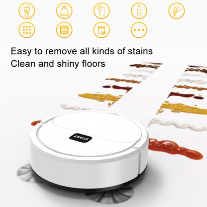 Automatic Mini Sweeping Robot Mopping Sweeping Suction 3 In 1 Cleaning Machine, Color: White Rechargeable - Robot Vacuum Cleaner by buy2fix | Online Shopping UK | buy2fix