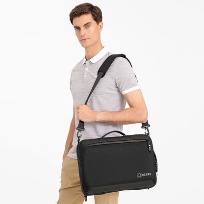 Ozuko Business Laptop USB Backpack Men Schoolbag(Dark Gray) - Backpack by ozuko | Online Shopping UK | buy2fix