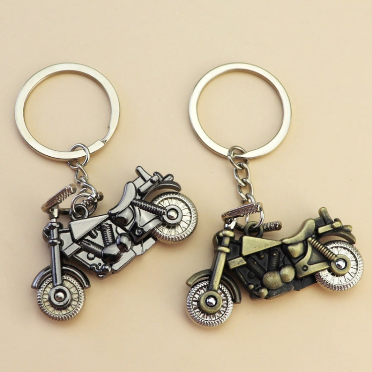 Simulation Cool Motorcycle Keychain Metal Decoration Pendant, Style: X-104 Silver - Key Rings by buy2fix | Online Shopping UK | buy2fix