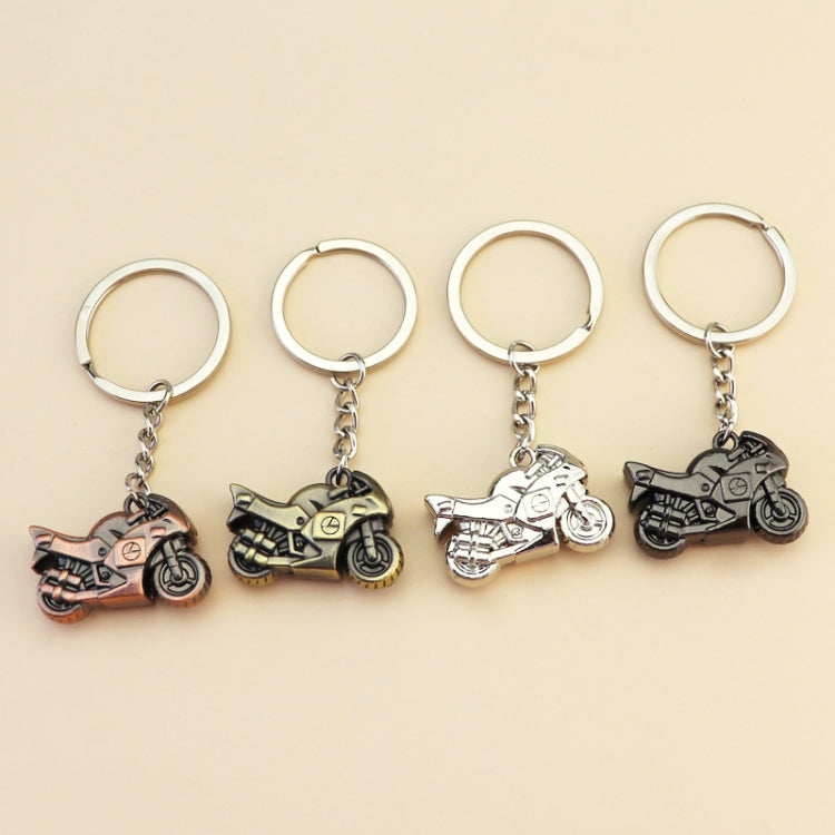 Simulation Cool Motorcycle Keychain Metal Decoration Pendant, Style: X-104 Silver - Key Rings by buy2fix | Online Shopping UK | buy2fix