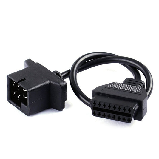 6 Pin OBD1 To 16 Pin OBD2 For Chrysler / Jeep / Dodge - Cables & Connectors by buy2fix | Online Shopping UK | buy2fix