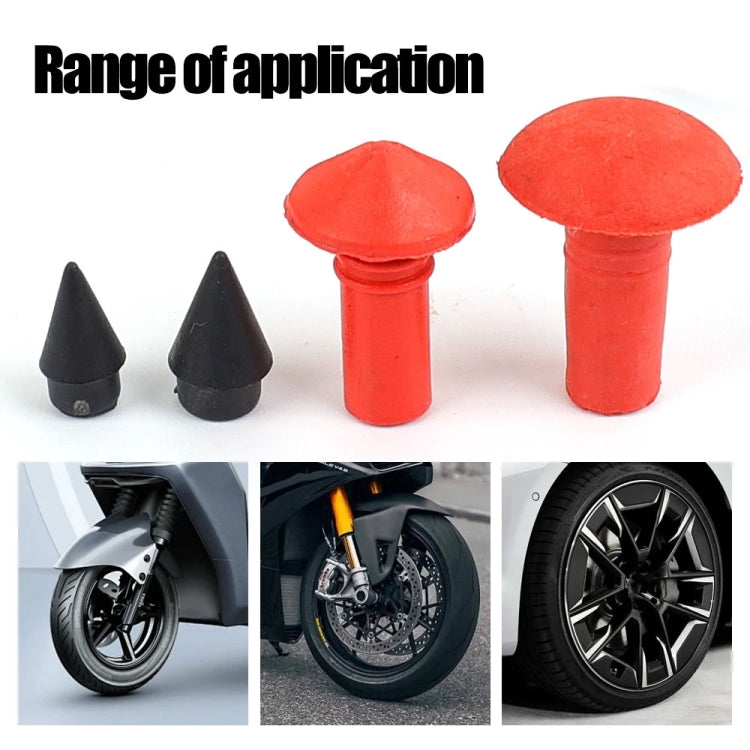 90pairs /Pack L Motorcycle Electric Vehicle Tire Repair Rubber Mushroom Nail Tire Repair Tools - Tire Repair & Installation Tools by buy2fix | Online Shopping UK | buy2fix