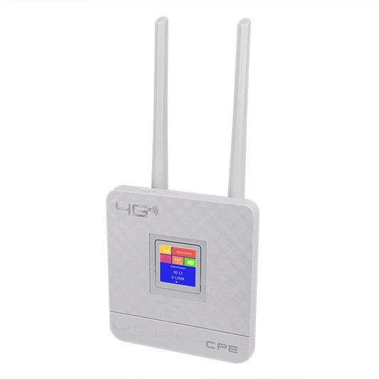 European Version B1/3/7/8/20/38/39/40/41 4G LTE CPE Colorful Screen Router Triple Network Plug and Play Mobile Router, EU Plug - Wireless Routers by buy2fix | Online Shopping UK | buy2fix