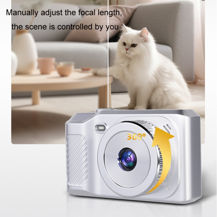 1080P HD Student Retro Digital Card Camera, Color: Black - Video Cameras by buy2fix | Online Shopping UK | buy2fix