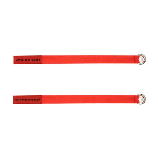 1pair For Tesla New Model 3 / Y Door Emergency Safety Pull Cord(Red) - Auto Fastener & Clips by buy2fix | Online Shopping UK | buy2fix