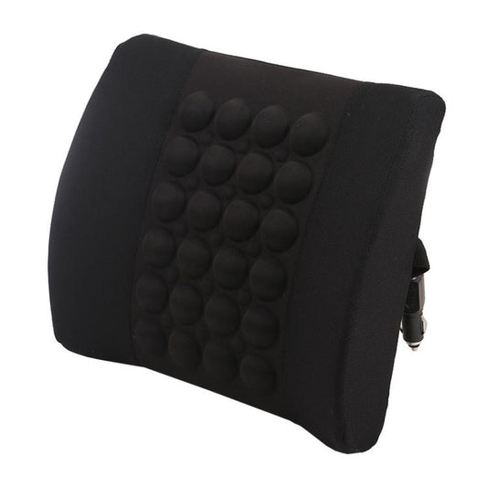 Automotive Universal Electrical Massage Lumbar Cushion Car Lumbar Support Pad(Black) - Seat Accessories by buy2fix | Online Shopping UK | buy2fix