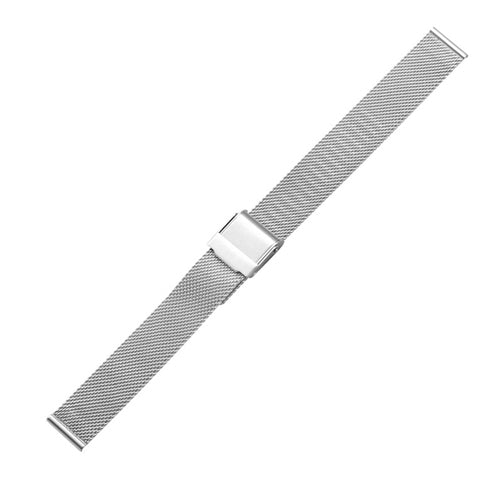 CAGARNY Simple Fashion Watches Band Metal Watch Band, Width: 14mm(Silver) - Watch Accessories & Parts by CAGARNY | Online Shopping UK | buy2fix