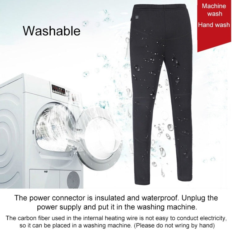 USB Secure Smart Thermostat Hair Hot Pants for Men (Color:Black Size:XL) - Pants by buy2fix | Online Shopping UK | buy2fix