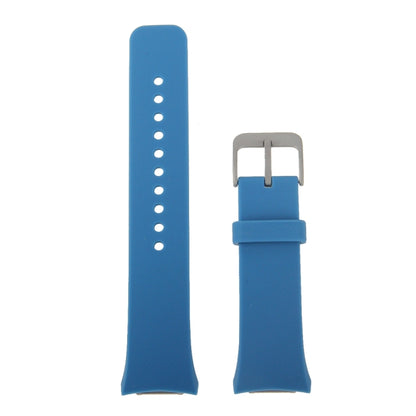 For Samsung Gear S2 Sport / Gear S2 Watch Solid Color Silicone Watchband(Blue) - Smart Wear by buy2fix | Online Shopping UK | buy2fix