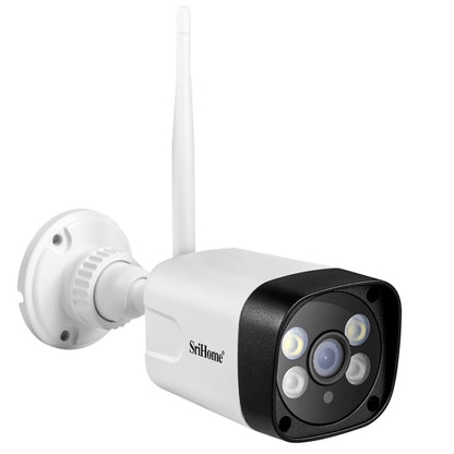 SriHome SH035 3.0 Million Pixels 1296P HD IP Camera, Support Two Way Audio / Motion Detection / Humanoid Detection / Full-color Night Vision / TF Card, EU Plug - Security by SriHome | Online Shopping UK | buy2fix