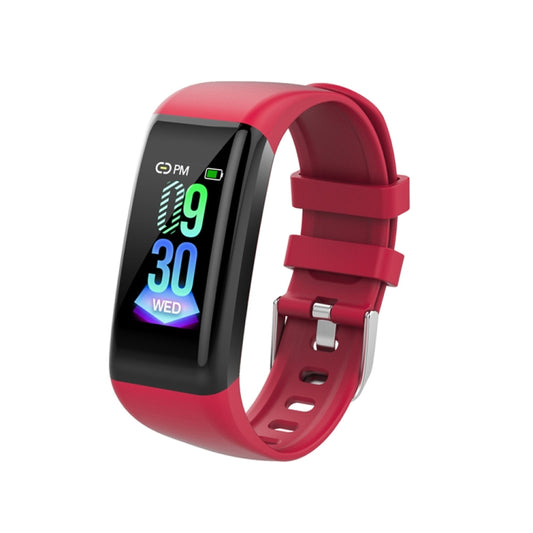 C21 1.14 inches IPS Color Screen Smart Bracelet IP67 Waterproof, Support Call Reminder /Heart Rate Monitoring /Blood Pressure Monitoring /Sleep Monitoring / Sedentary Reminder / Female Physiological Reminder (Red) - Smart Wear by buy2fix | Online Shopping UK | buy2fix