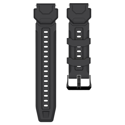 For KOSPET TANK M1 Pro (CA0832B) Silicone Watch Band (Black) - Watch Bands by buy2fix | Online Shopping UK | buy2fix