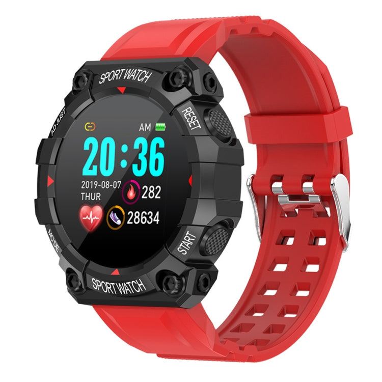 FD68 1.3 inch Color Round Screen Sport Smart Watch, Support Heart Rate / Multi-Sports Mode(Red) - Smart Wear by buy2fix | Online Shopping UK | buy2fix