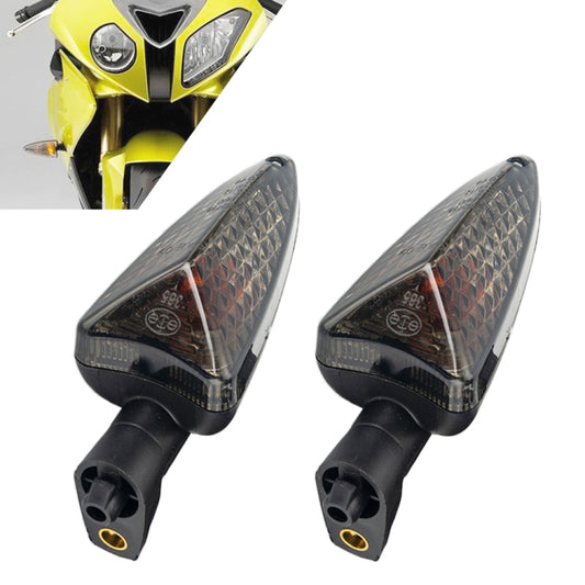 2pcs For BMW S1000RR / S1000XR Motorcycles LED Turn Signal Light, Short Handle (Black) - In Car by buy2fix | Online Shopping UK | buy2fix