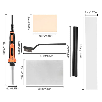 100W Electric Soldering Iron Plastic Welding Machine Car Bumper Repair Plier, US Plug (Yellow) - Hand Tool Sets by buy2fix | Online Shopping UK | buy2fix