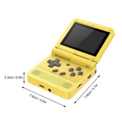 Powkiddy V90 3.0 inch IPS Screen 64-bit Retro Handheld Game Console with 16GB Memory (Yellow) - Pocket Console by buy2fix | Online Shopping UK | buy2fix