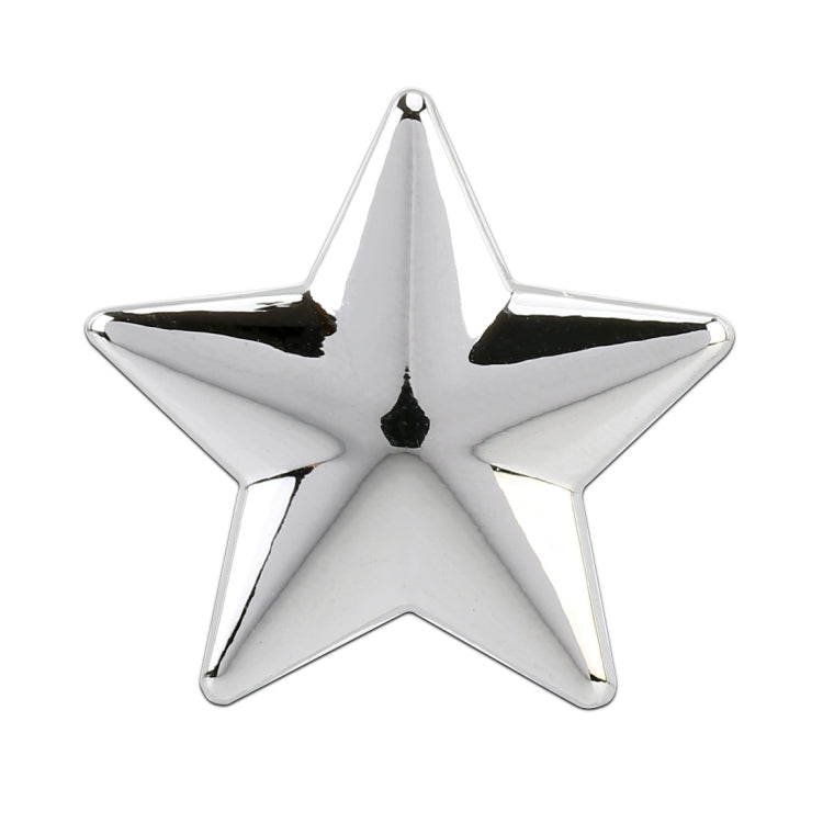 Star Pattern Car Metal Body Decorative Sticker (Silver) - Decorative Sticker by buy2fix | Online Shopping UK | buy2fix