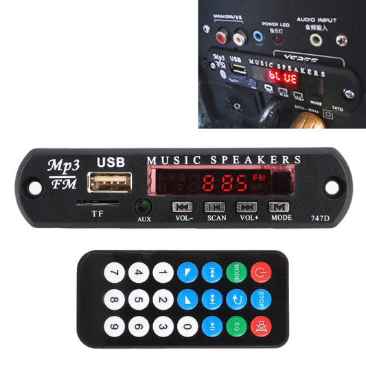Car 12V Audio MP3 Player Decoder Board FM Radio TF USB 3.5 mm AUX, without Bluetooth and Recording - Car MP3 & MP4 & MP5 by buy2fix | Online Shopping UK | buy2fix