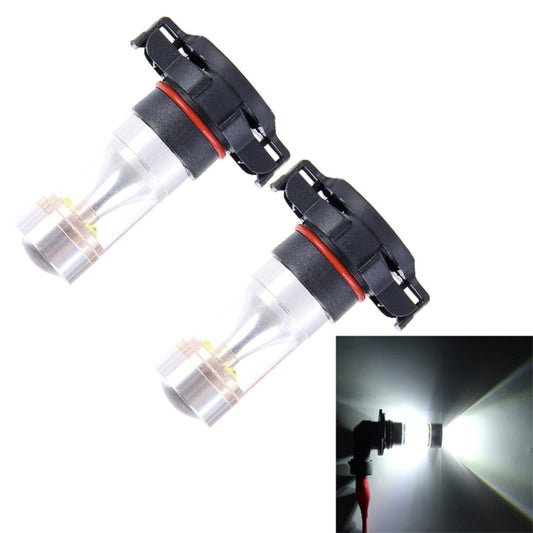 2 PCS H16 30W 350LM 6000K White Light 6 LED Car Fog Light Bulb, DC 12V - Fog / Driving Lights by buy2fix | Online Shopping UK | buy2fix