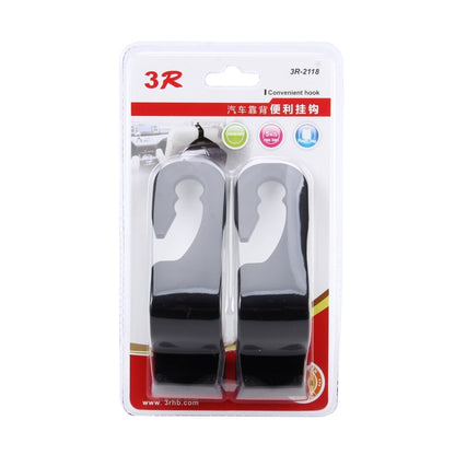 2 PCS Car Seat Back Trunk Bag Hanger Holder Auto Headrest Luggage Hook - Auto Fastener & Clips by 3R | Online Shopping UK | buy2fix