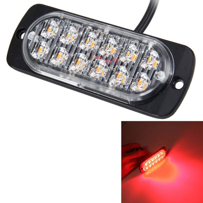 DC 12V-24V 2W 12LEDs SMD-2835 Lamps 17 Flash Patterns 3 Lines Car Flash Lamp Waterproof Car Truck Emergency Strobe Flash Warning Light, Cable Length: 90cm - Warning Lights by buy2fix | Online Shopping UK | buy2fix