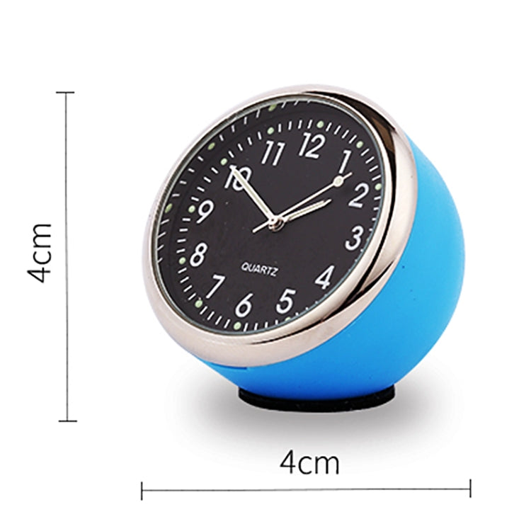 Car luminous Quartz Watch (Blue) - In Car by buy2fix | Online Shopping UK | buy2fix