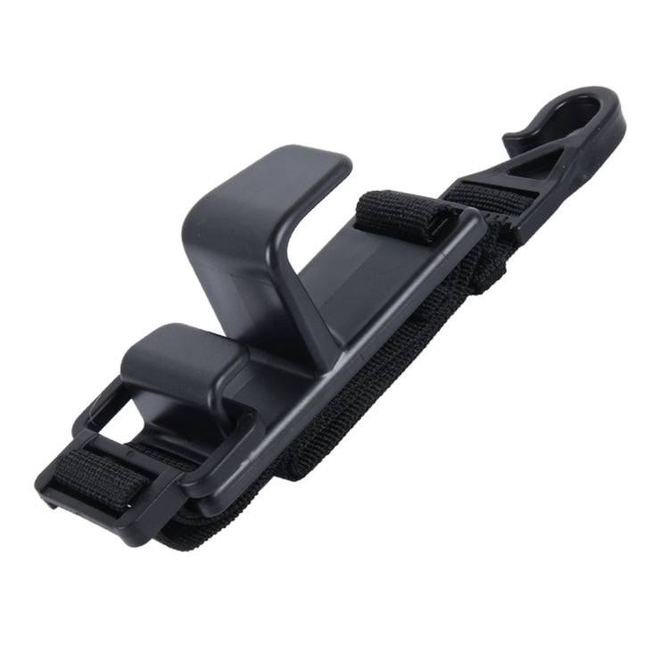 SHUNWEI SD-2512 Car Headrest Hook Universal Adjustable Car Back Seat Headrest Hanger Holder Hook for Bag Purse Cloth Grocery(Black) - Auto Fastener & Clips by SHUNWEI | Online Shopping UK | buy2fix