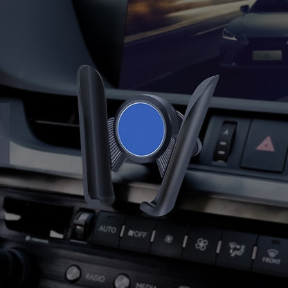 Universal Car Air Vent Mount Phone Holder Stand, Clip Width: 6-8.5cm, For iPhone, Galaxy, Sony, Lenovo, HTC, Huawei and other Smartphones (Blue) - Car Holders by buy2fix | Online Shopping UK | buy2fix