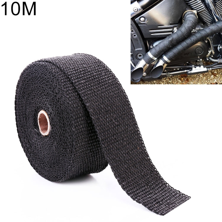 10m Cotton Material Exhaust Wrap Auto Motorcycle Exhaust Heat Shield Wrap Heat Resistant Wrap, Random Color Delivery - In Car by buy2fix | Online Shopping UK | buy2fix