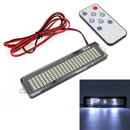 DC 12V Car LED Programmable Showcase Message Sign Scrolling Display Lighting Board with Remote Control(White Light) - Car Monitor by buy2fix | Online Shopping UK | buy2fix