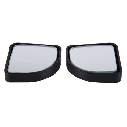 3R-015 2 PCS Car Blind Spot Rear View Wide Angle Mirror, Diameter: 5cm(Black) - Convex Mirror & Accessories by 3R | Online Shopping UK | buy2fix