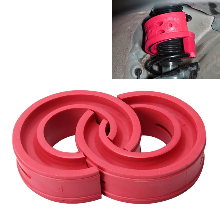 2 PCS Car Auto B+ Type Shock Absorber Spring Bumper Power Cushion Buffer, Spring Spacing: 38mm, Colloid Height: 72mm(Red) - In Car by buy2fix | Online Shopping UK | buy2fix