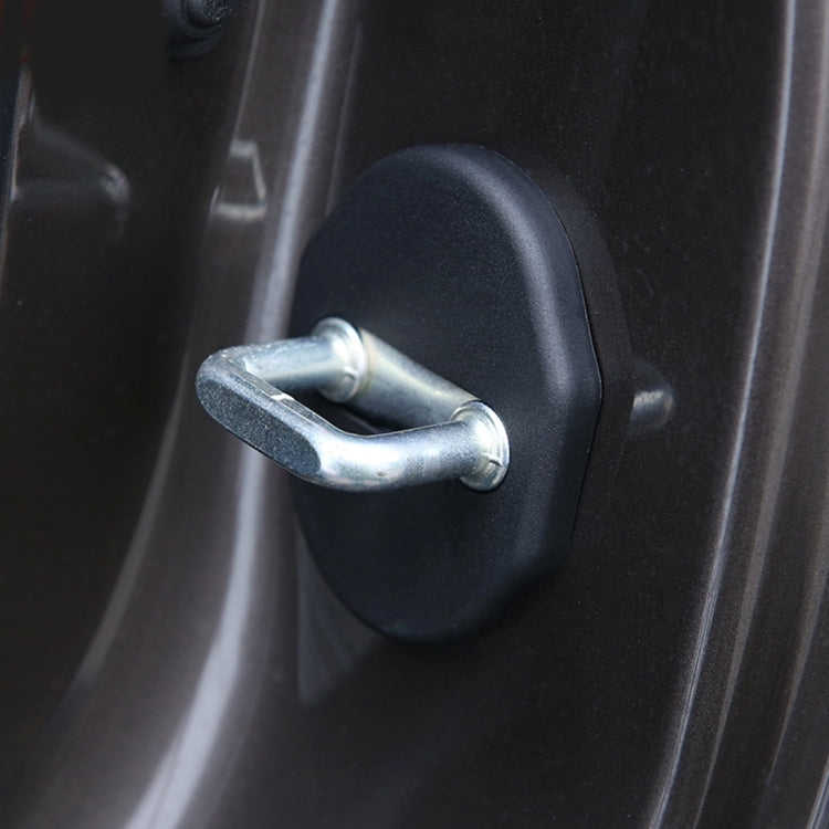 4 PCS Car Door Lock Buckle Decorated Rust Guard Protection Cover for LANCERFORTIS ASX LingYue V3 V5 V6 V7 - In Car by buy2fix | Online Shopping UK | buy2fix