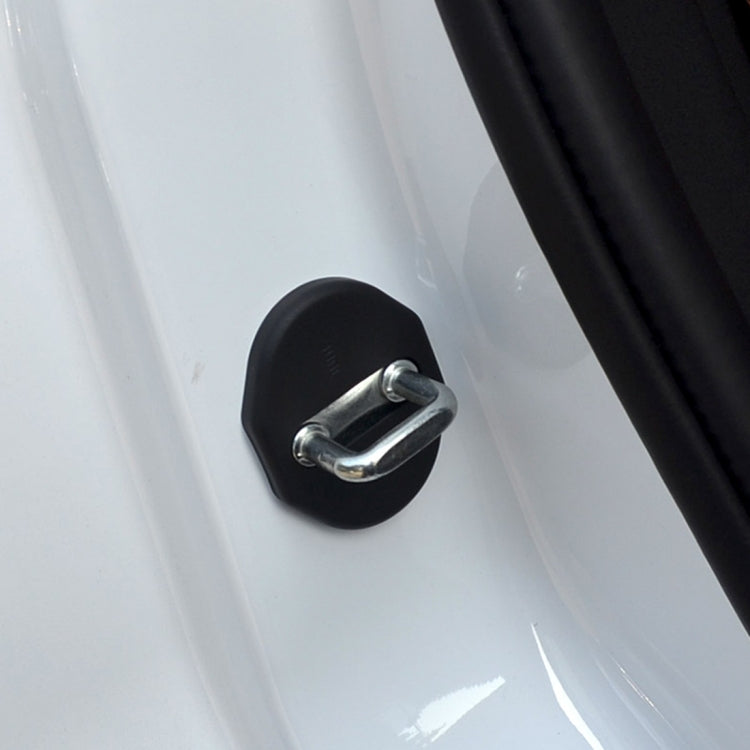 4 PCS Car Door Lock Buckle Decorated Rust Guard Protection Cover for Besturn B50 B70 Hawtai BOLIGER Santa Fe Luxgen SUV MPV7 U6 - In Car by buy2fix | Online Shopping UK | buy2fix