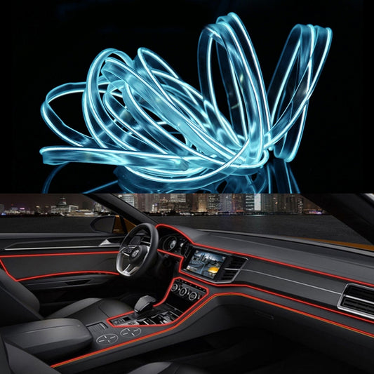 3m Cold Light Flexible LED Strip Light For Car Decoration(Ice Blue Light) - Atmosphere lights by buy2fix | Online Shopping UK | buy2fix