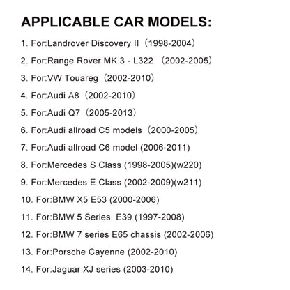 Car Air Suspension Compressor Pump Repair Kit for BMW / Land Rover / Porsche / Mercedes-Benz - In Car by buy2fix | Online Shopping UK | buy2fix