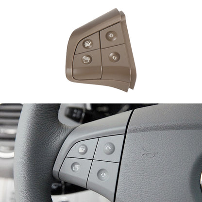 Car Left Side 4-button Steering Wheel Switch Buttons Panel 1648200010 for Mercedes-Benz W164, Left Driving (Coffee) - In Car by buy2fix | Online Shopping UK | buy2fix