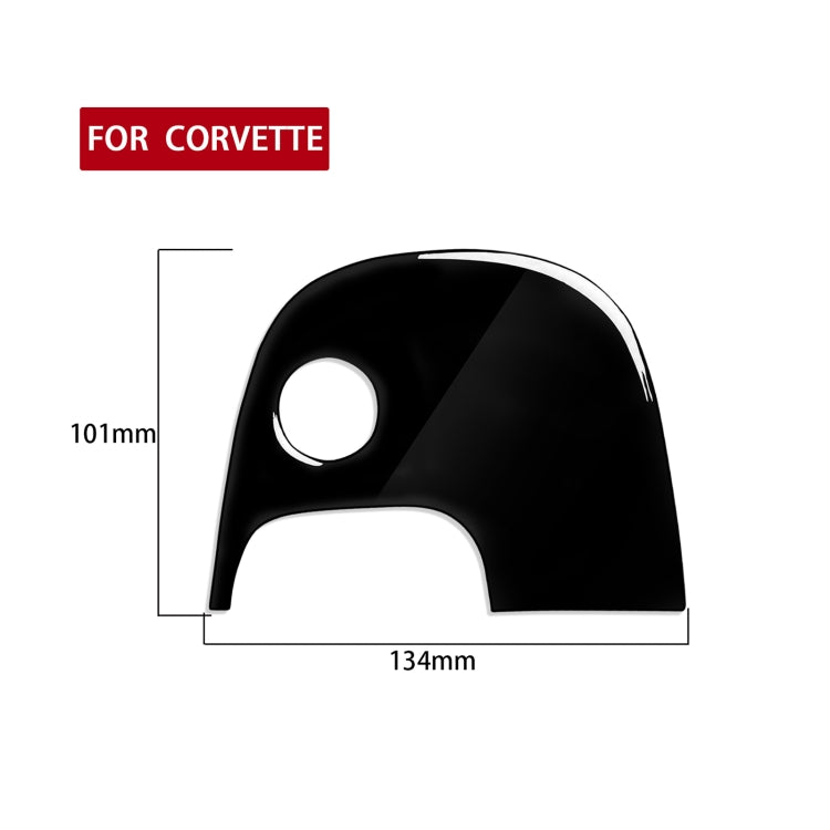For Chevrolet Corvette C5 1998-1999 Car Lower Console A Decorative Sticker, Left Drive - In Car by buy2fix | Online Shopping UK | buy2fix