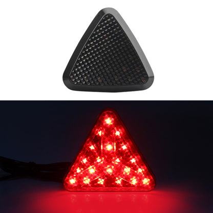 Bicycle / Mountain Bike X Style Triangle Pilot Light LED Tail Light (Black) - Taillights by buy2fix | Online Shopping UK | buy2fix