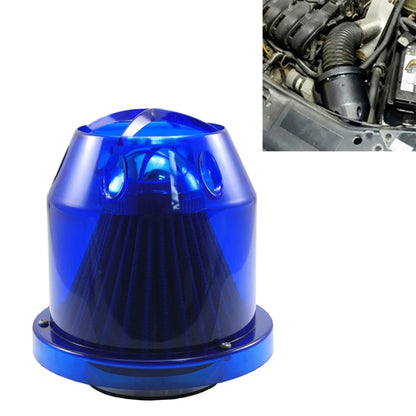 XH-UN005 Car Universal Modified High Flow Mushroom Head Style Intake Filter for 76mm Air Filter (Blue) - In Car by buy2fix | Online Shopping UK | buy2fix