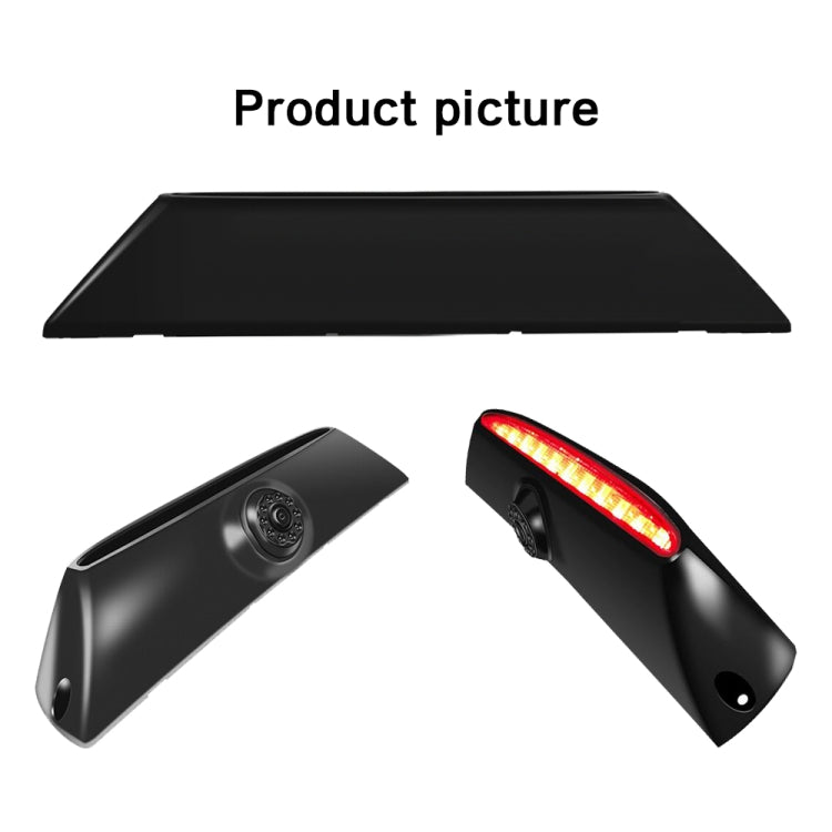 PZ474 Car Waterproof 170 Degree Brake Light View Camera + 7 inch Rearview Monitor for Iveco Daily 4 Gen - In Car by buy2fix | Online Shopping UK | buy2fix