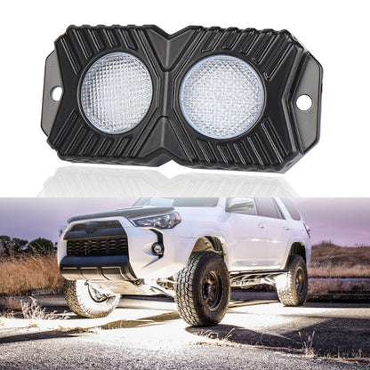 18W DC 12-24V 1.2A LED Double Row Car Bottom Light / Chassis Light / Yacht Deck Atmosphere Light (White Light) - In Car by buy2fix | Online Shopping UK | buy2fix