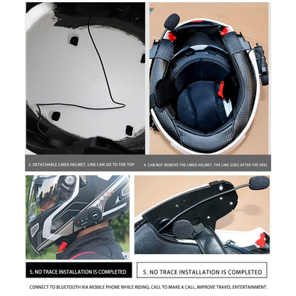 K10 Motorcycle Bluetooth Helmet Headset Hard Pole Microphone - In Car by buy2fix | Online Shopping UK | buy2fix